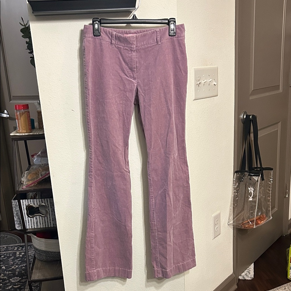 Gianni Bini Lavender Corduroy Straight Leg Pants